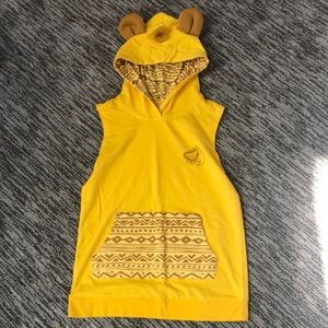 Disney Parks Sleeveless Simba Hoodie